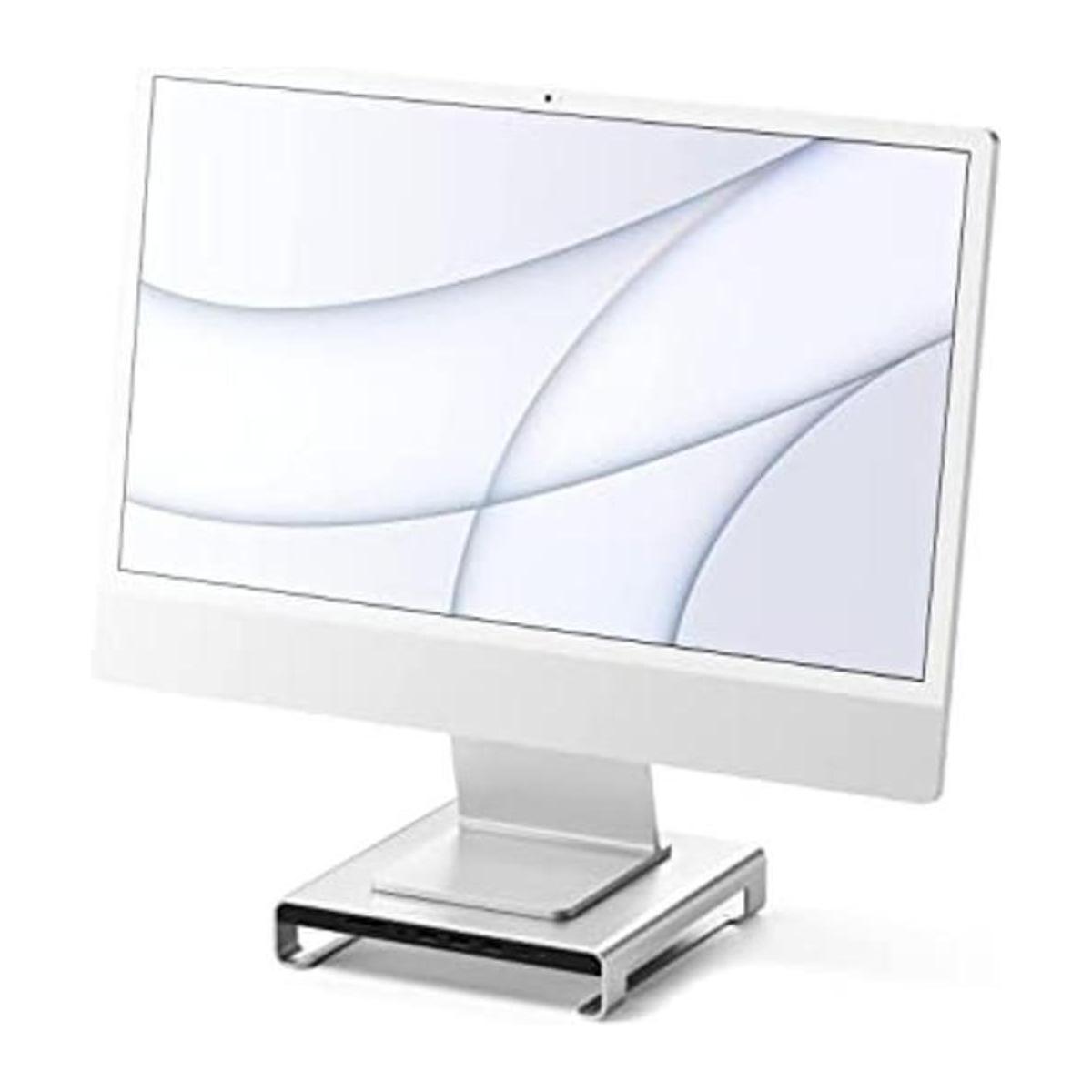 Satechi Hub de aluminio tipo C para monitor con datos