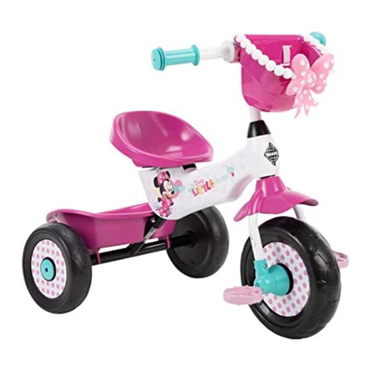 Huffy Minnie Mouse Triciclo para niños pequeños rosa