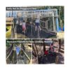 Jalunth Red de seguridad para juegos infantiles red de