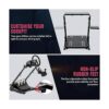 COZ Foldable Racing Steering Wheel Stand Height_6