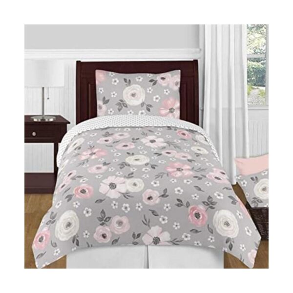 Sweet Jojo Designs Juego de ropa de cama individual con_1