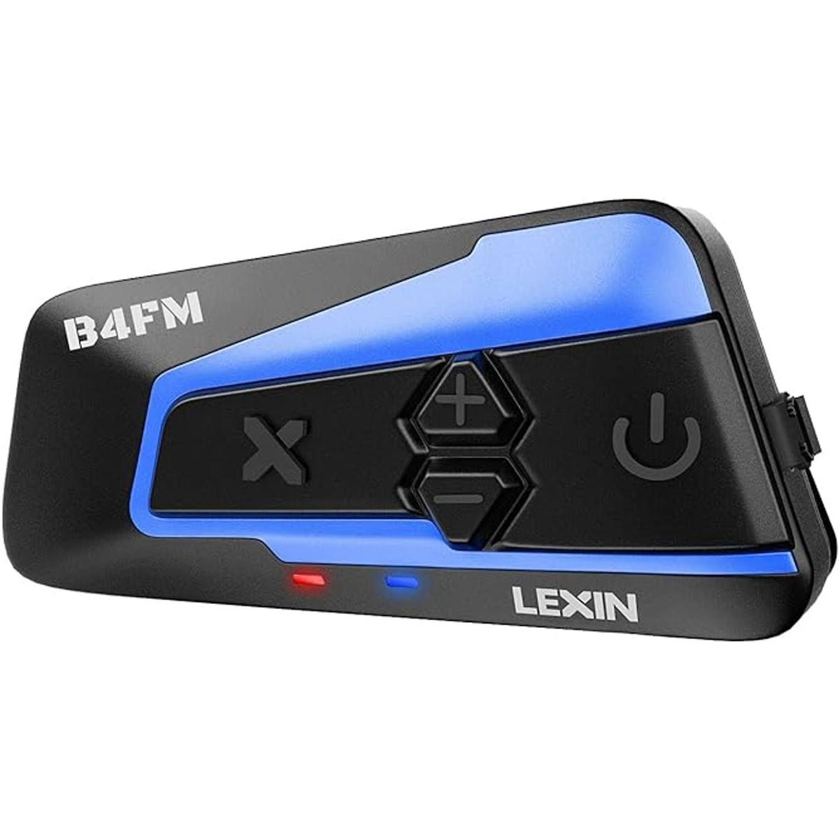 LEXIN 1 unidad LXB4FM motocicleta intercomunicador
