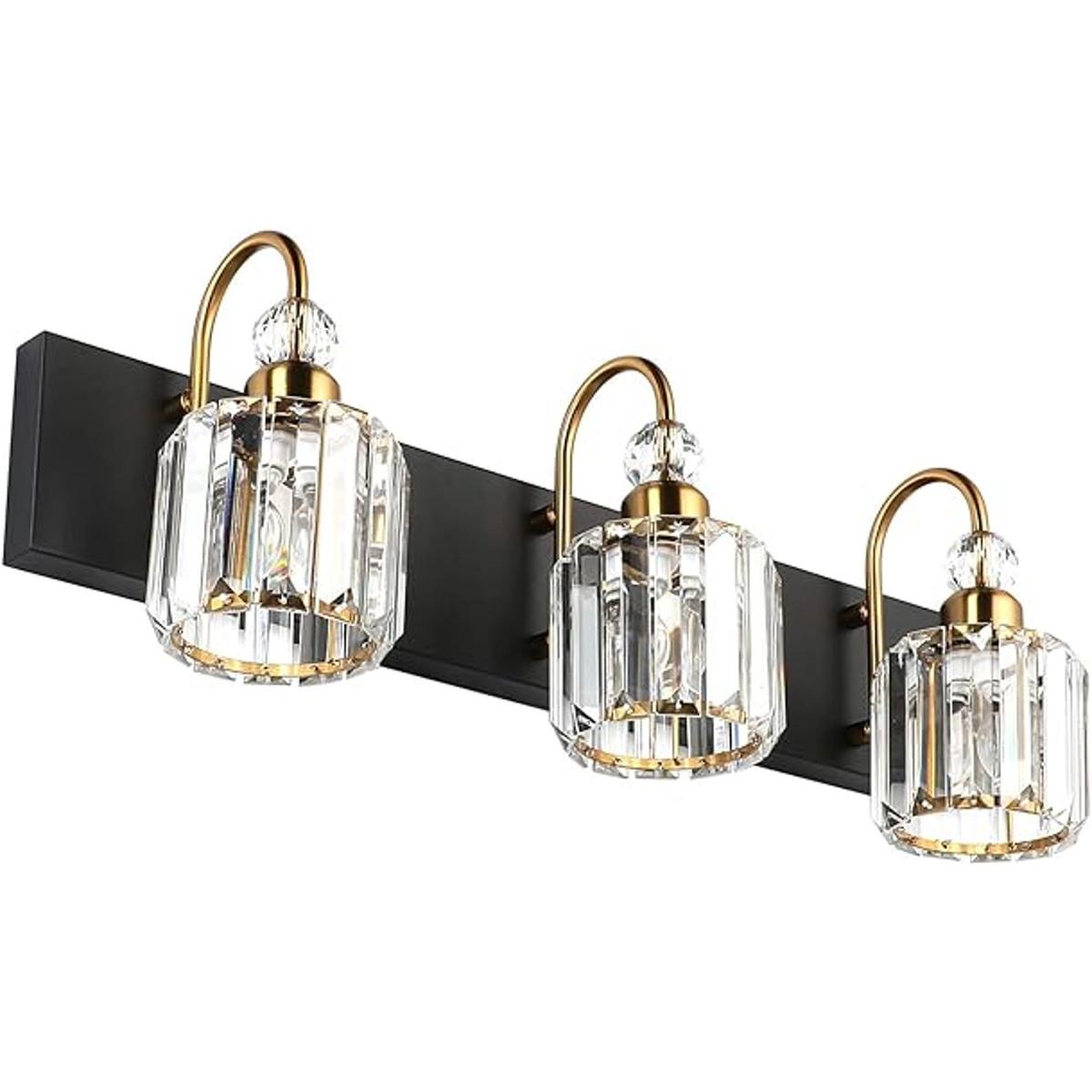 Ralbay Luces LED modernas de tocador para baño