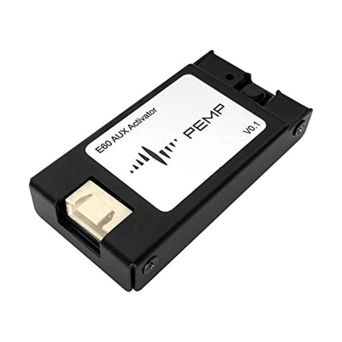 PEMP E60 Aux Adapter Open The Aux Audio del coche original