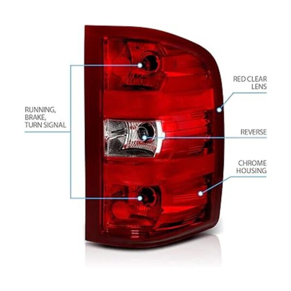 AmeriLite Para Chevy Silverado 1500 2500 3500 Pickup_5