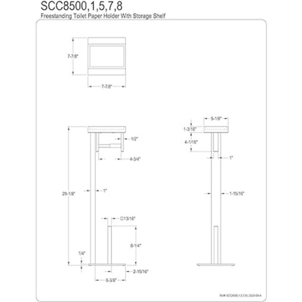 Kingston Brass SCC8500 Edenscape Soporte para papel_2