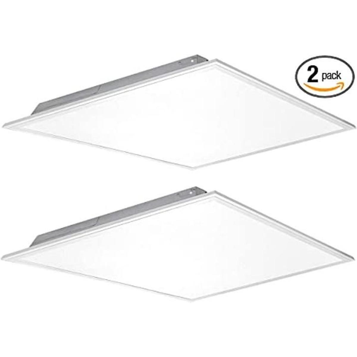 Kadision Paquete de 2 luces LED de panel plano de 2 x 2