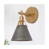 KSANA Apliques de pared dorados lámpara moderna vintage_1