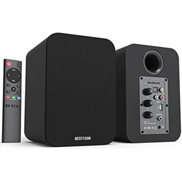 BESTISAN Altavoces Bluetooth para estantería altavoces_1