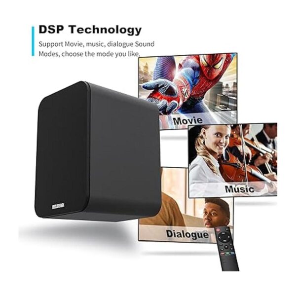 BESTISAN Altavoces Bluetooth para estantería altavoces_4