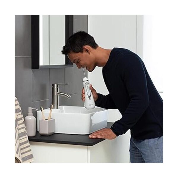 Waterpik Irrigador bucal avanzado sin cable Blanco Perlado_2