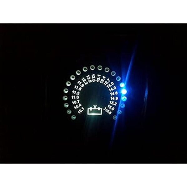 SMD vm1 Analog LED DC Volt Meter 12 V por MSD Ignition