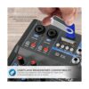 Pyle Mezclador de audio profesional interfaz de sistema_5