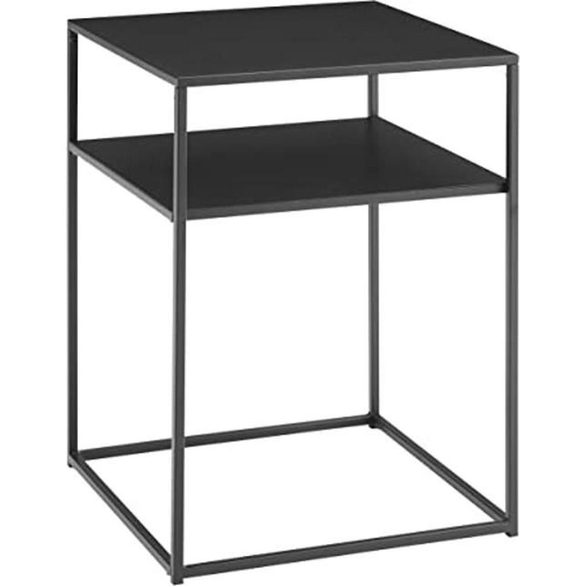 Crosley Furniture Braxton Mesa auxiliar de metal negro