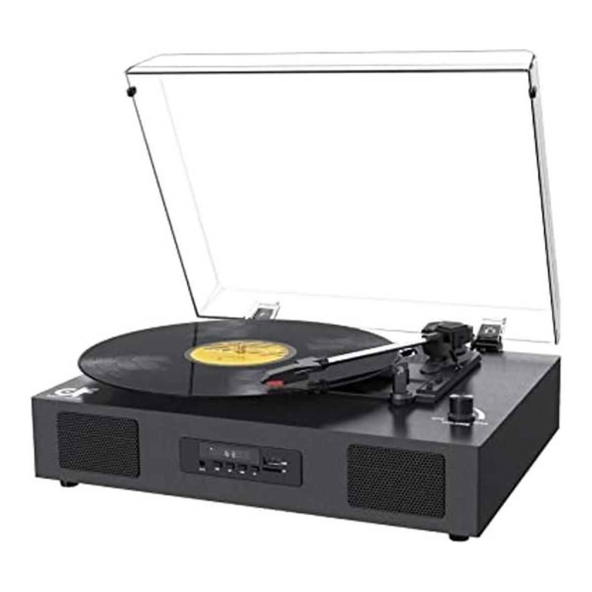 Tocadiscos Bluetooth con altavoz integrado grabación USB