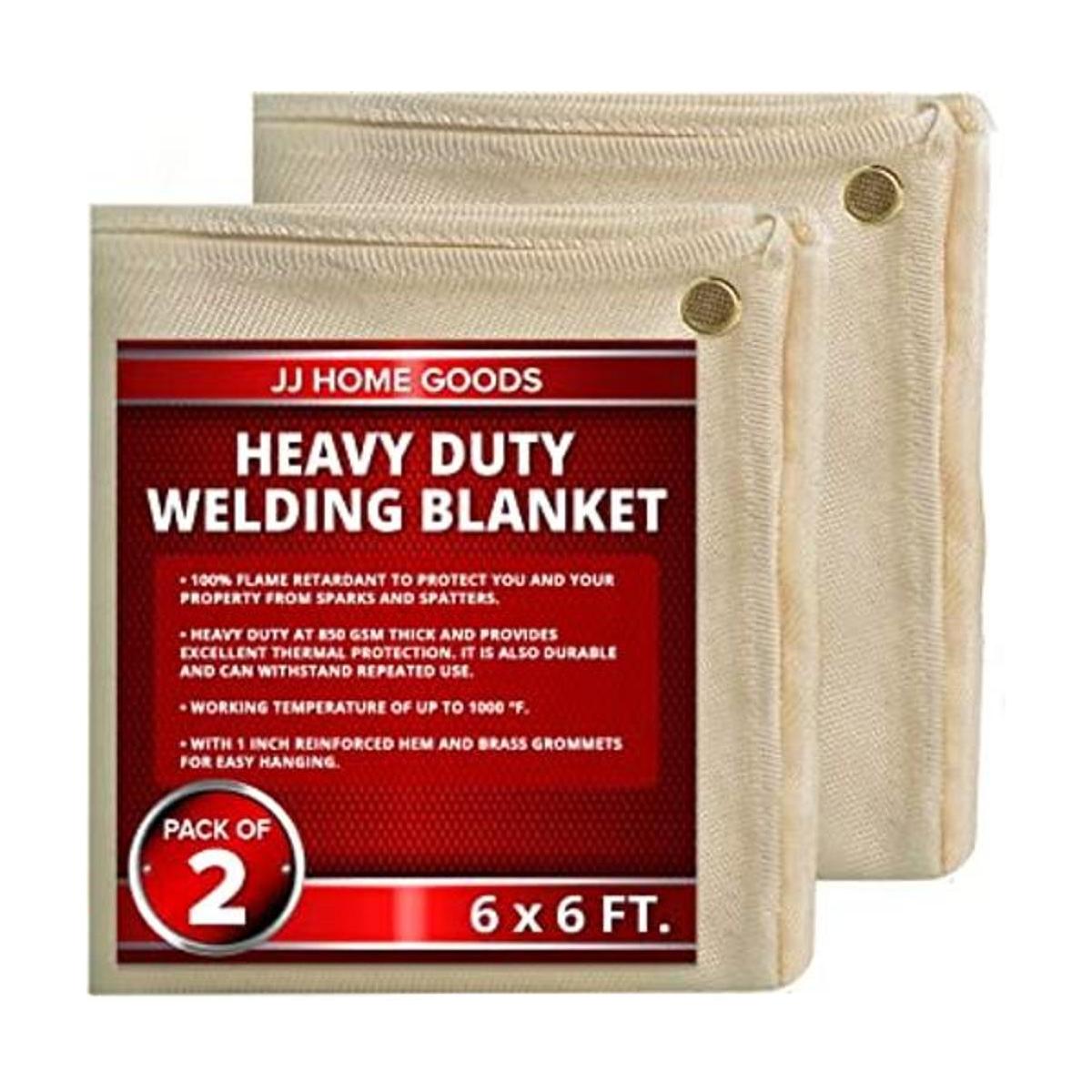 JJ CARE Manta de soldadura resistente 5.2 x 5.9 ft 2