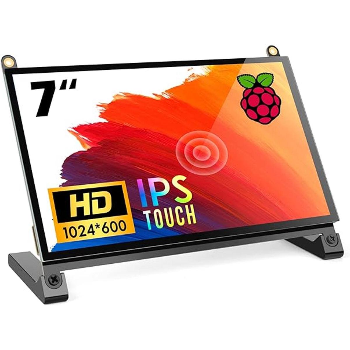 ROADOM Raspberry Pi Monitor de pantalla táctil IPS de 7