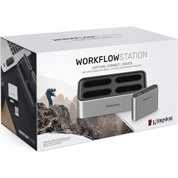 Kingston Estación de flujo de trabajo y lectores base USB_3
