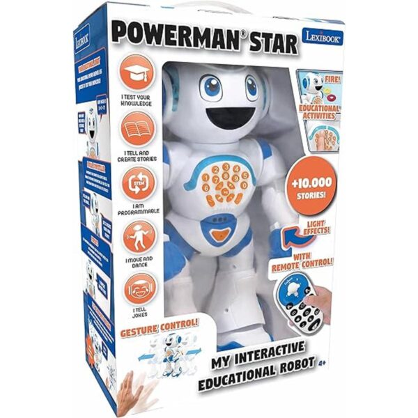 LEXiBOOK Powerman Star Robot de juguete parlante para_5