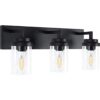 Espird Lámpara de tocador de baño 3 luces de color negro_1