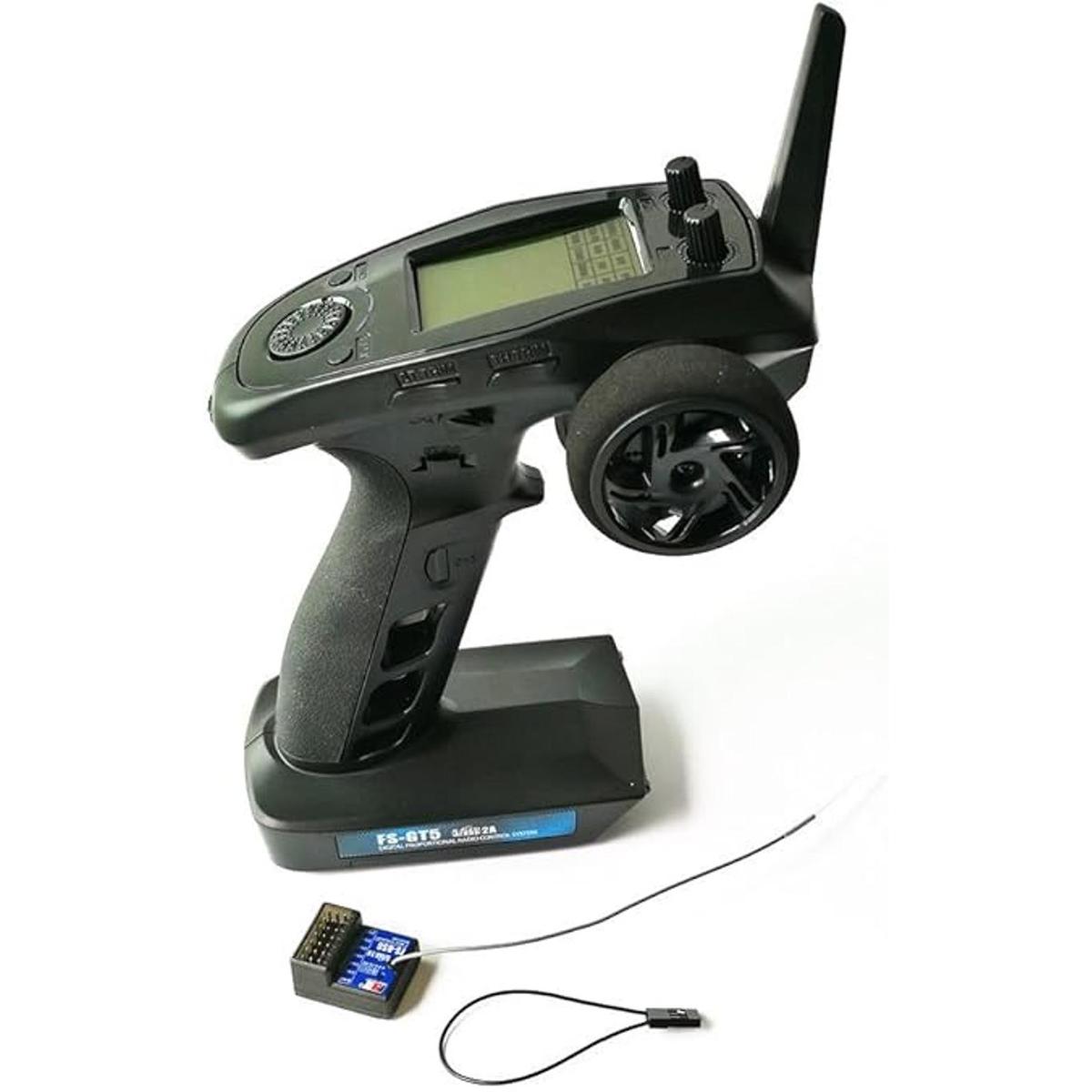 Flysky Transmisor RC FSGT5 de 6 canales con receptor FS
