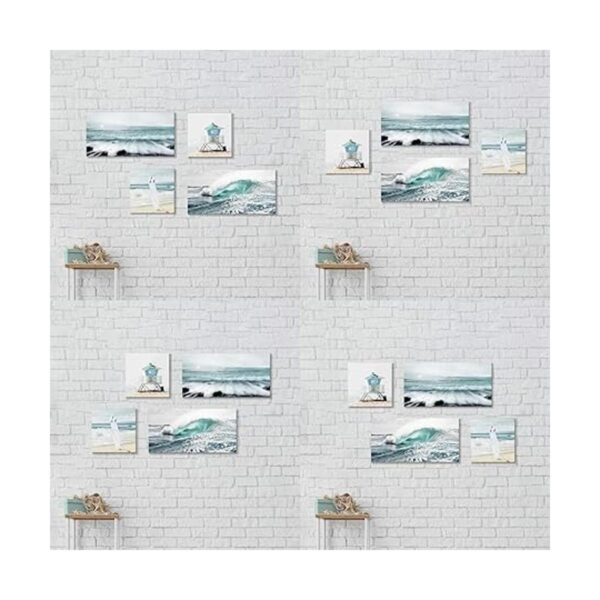 Lienzo decorativo para pared en lienzo de playa pintura_5