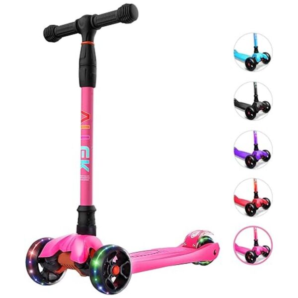 Allek Kick Scooter B02 Lean N Glide Scooter con ruedas_1