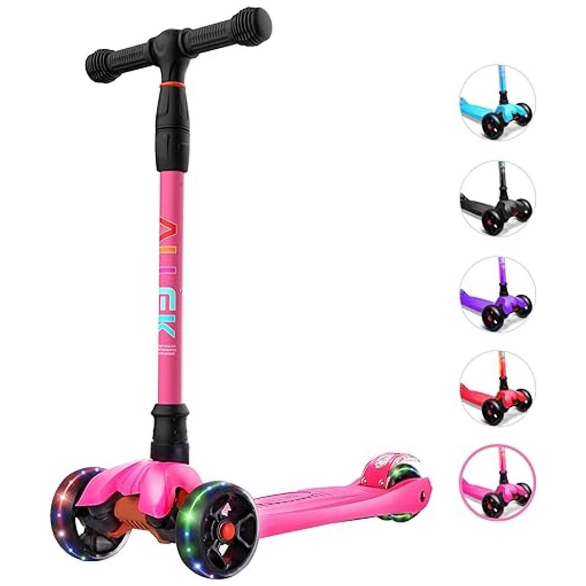 Allek Kick Scooter B02 Lean N Glide Scooter con ruedas