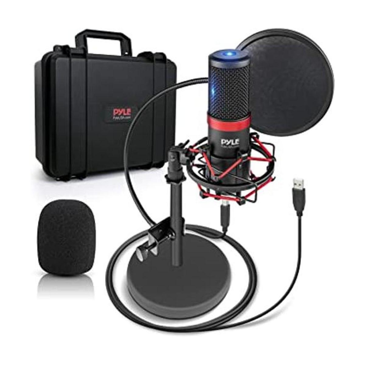 Kit de grabación de podcast de micrófono USB micrófono de