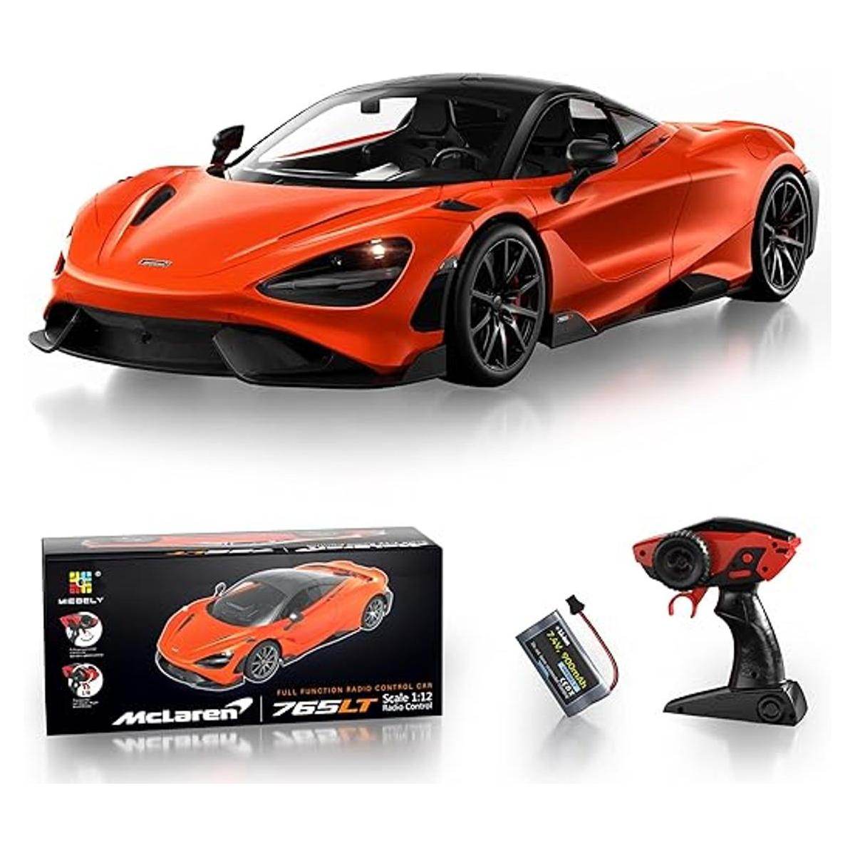 MIEBELY McLaren Auto RC 765LT a escala 112 Auténtico