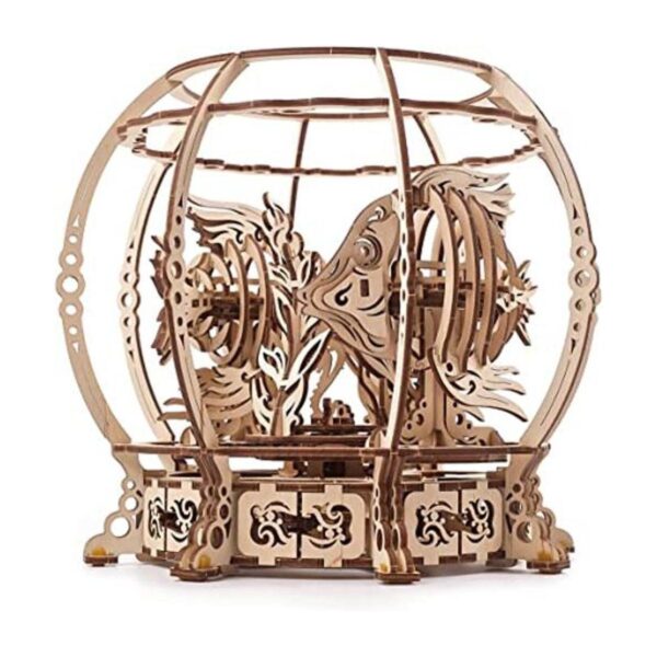 UGEARS Acuario mecánico de rompecabezas 3D rompecabezas_1