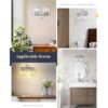 Eapudun WLA1434BN Luces de tocador para baño modernas_6