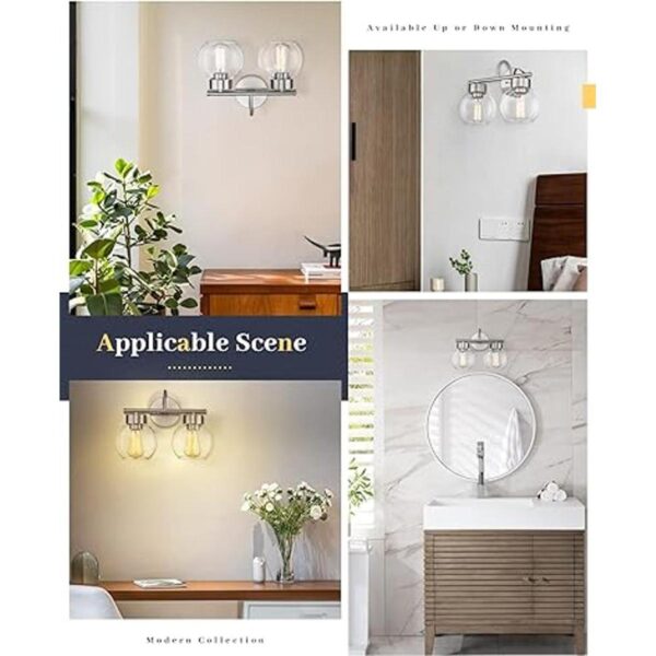 Eapudun WLA1434BN Luces de tocador para baño modernas_6