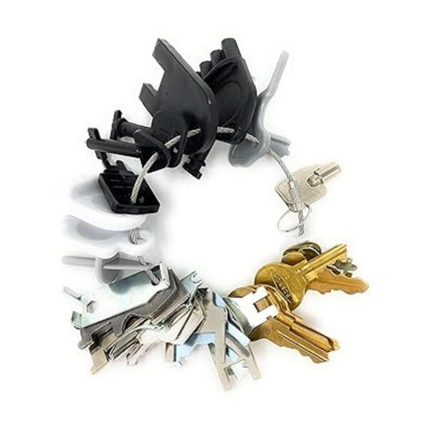 Metal Magery Juego de llaveros dispensador maestro 28