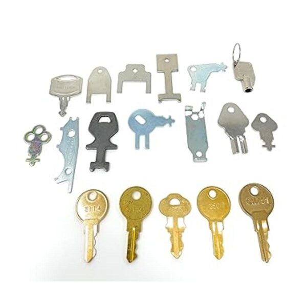 Metal Magery Juego de llaveros dispensador maestro 28