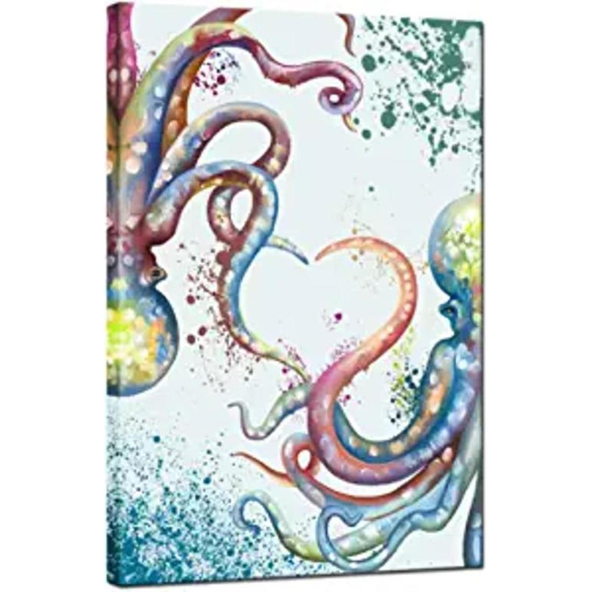 Sechars Lienzo decorativo para pared diseño abstracto de