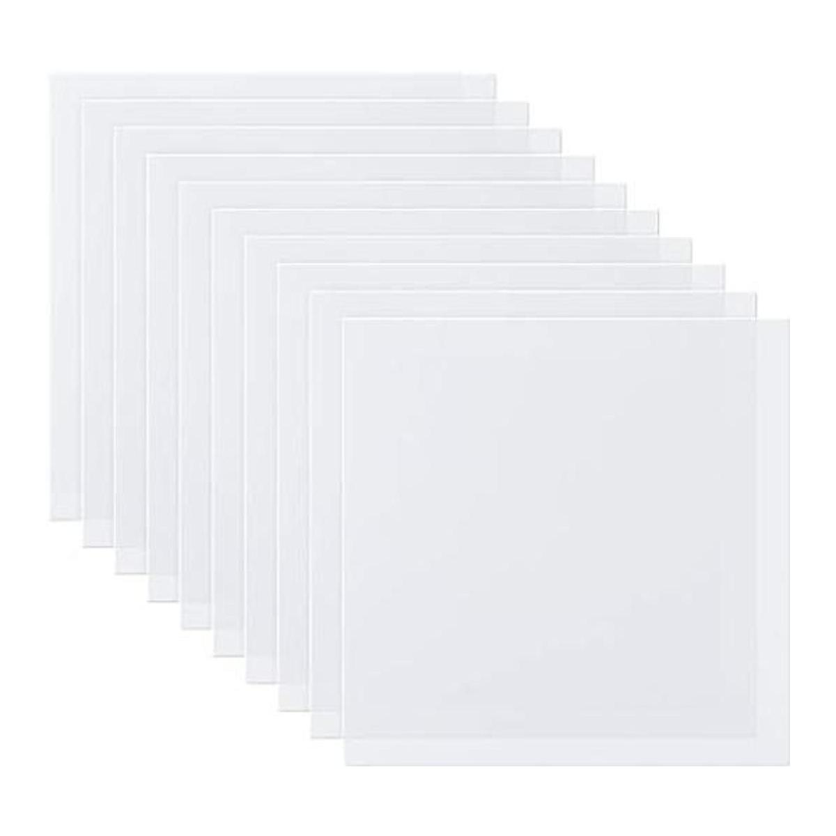 ilauke 10 hojas de plantillas de mylar de 7.5 mil hojas
