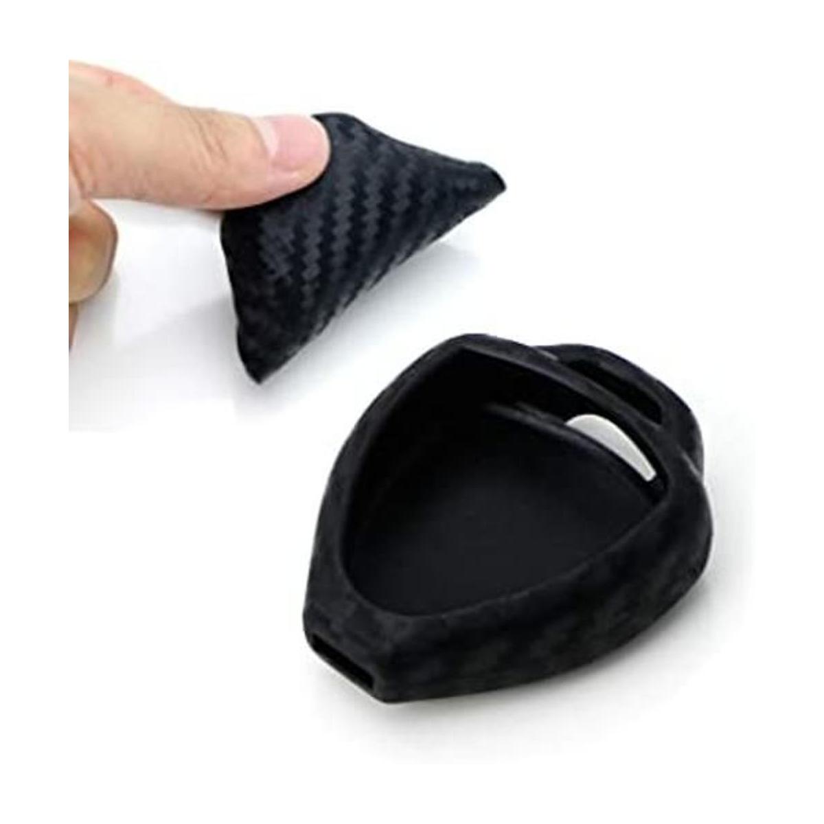 iJDMTOY Funda de silicona suave con acabado de fibra de