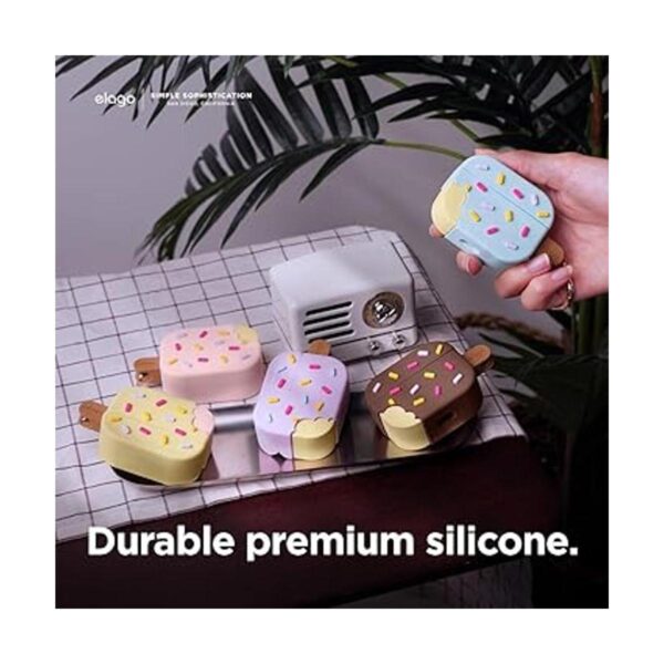 elago Funda con llavero para audífonos AirPods Pro de_4