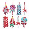 codree 8 adornos de piruleta de Navidad dulces de_1