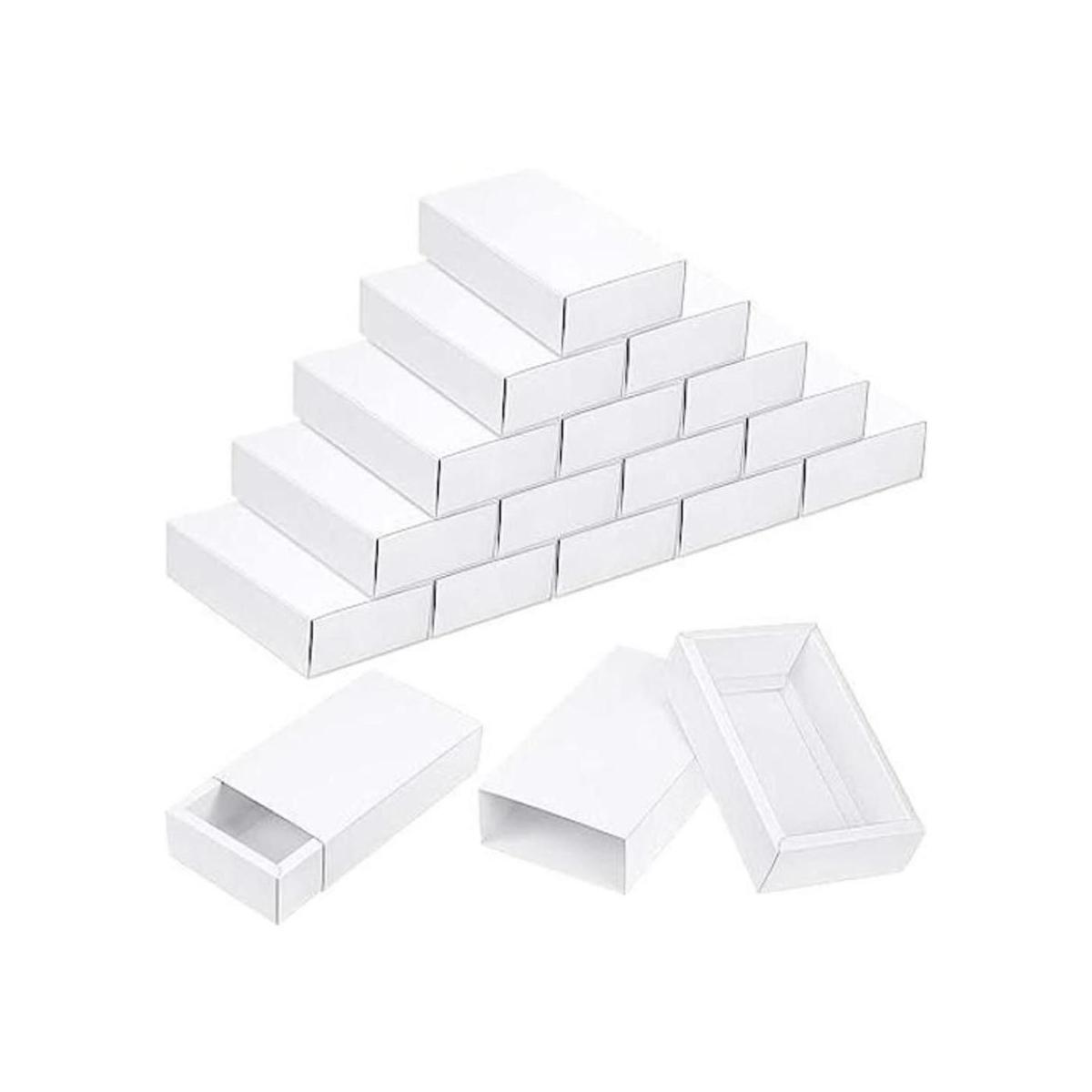 Zonon Caja de cajón de papel kraft de 30 piezas mini