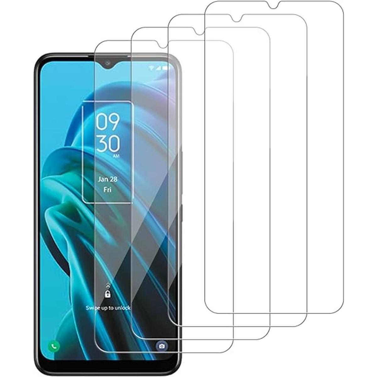 Paquete de 4 iCsapr Protector de pantalla de vidrio