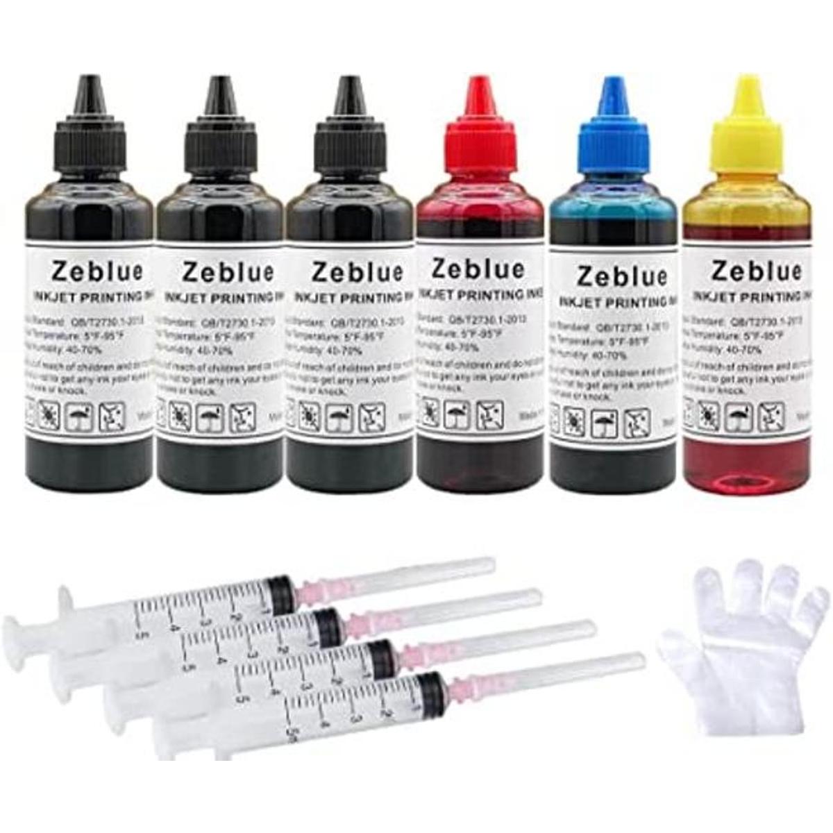 Zeblue Kit de recambio de tinta para impresora de