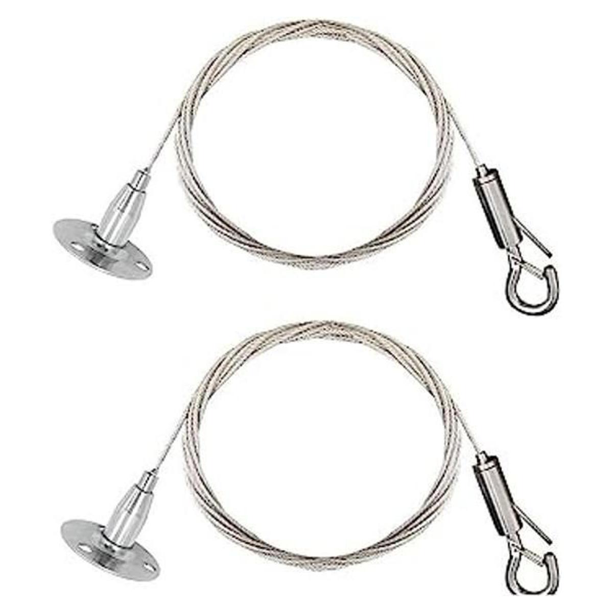 ZWIN Kit de cables colgantes ajustables de 6.6 ft de 0.039