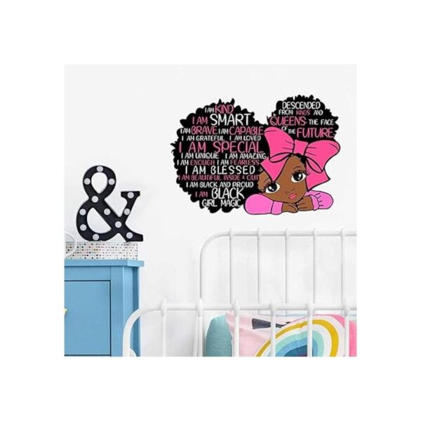 Yovkky Black Girl Magic I Am Special Calcomanía de pared