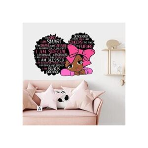 Yovkky Black Girl Magic I Am Special Calcomanía de pared