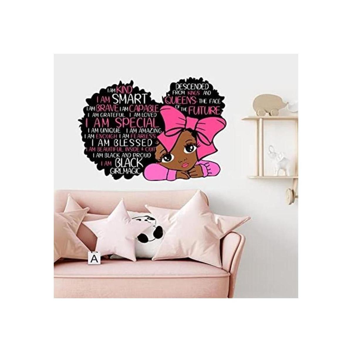 Yovkky Black Girl Magic I Am Special Calcomanía de pared