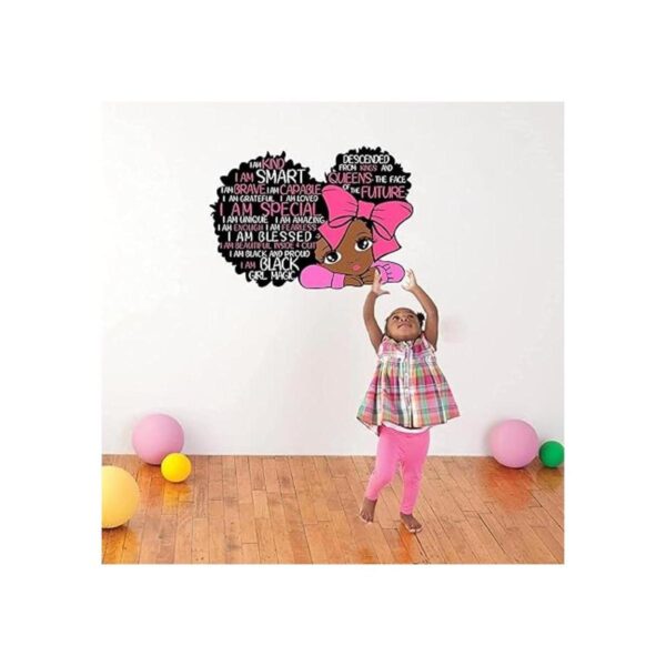 Yovkky Black Girl Magic I Am Special Calcomanía de pared