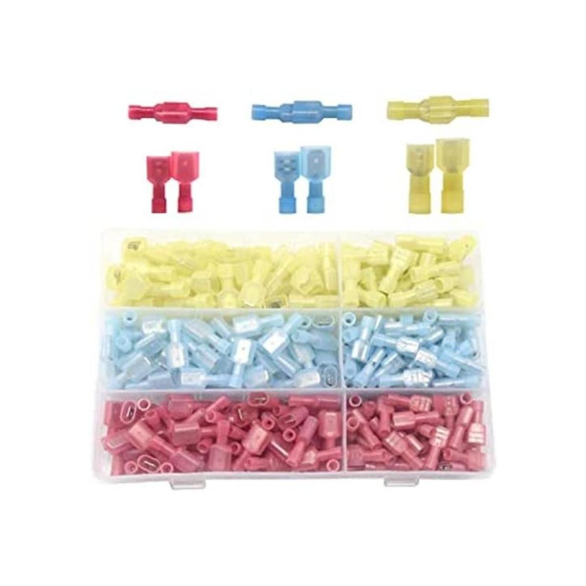 Yosawa 320 piezas Nylon Spade Quick Disconnect Conectores