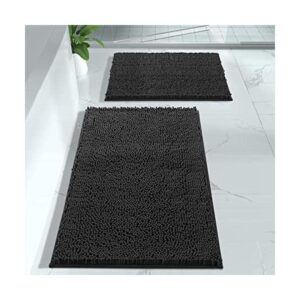 Yimobra Juego de alfombras de baño de 2 piezas tapete de_1